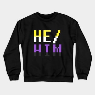 he/him (nonbinary) Crewneck Sweatshirt